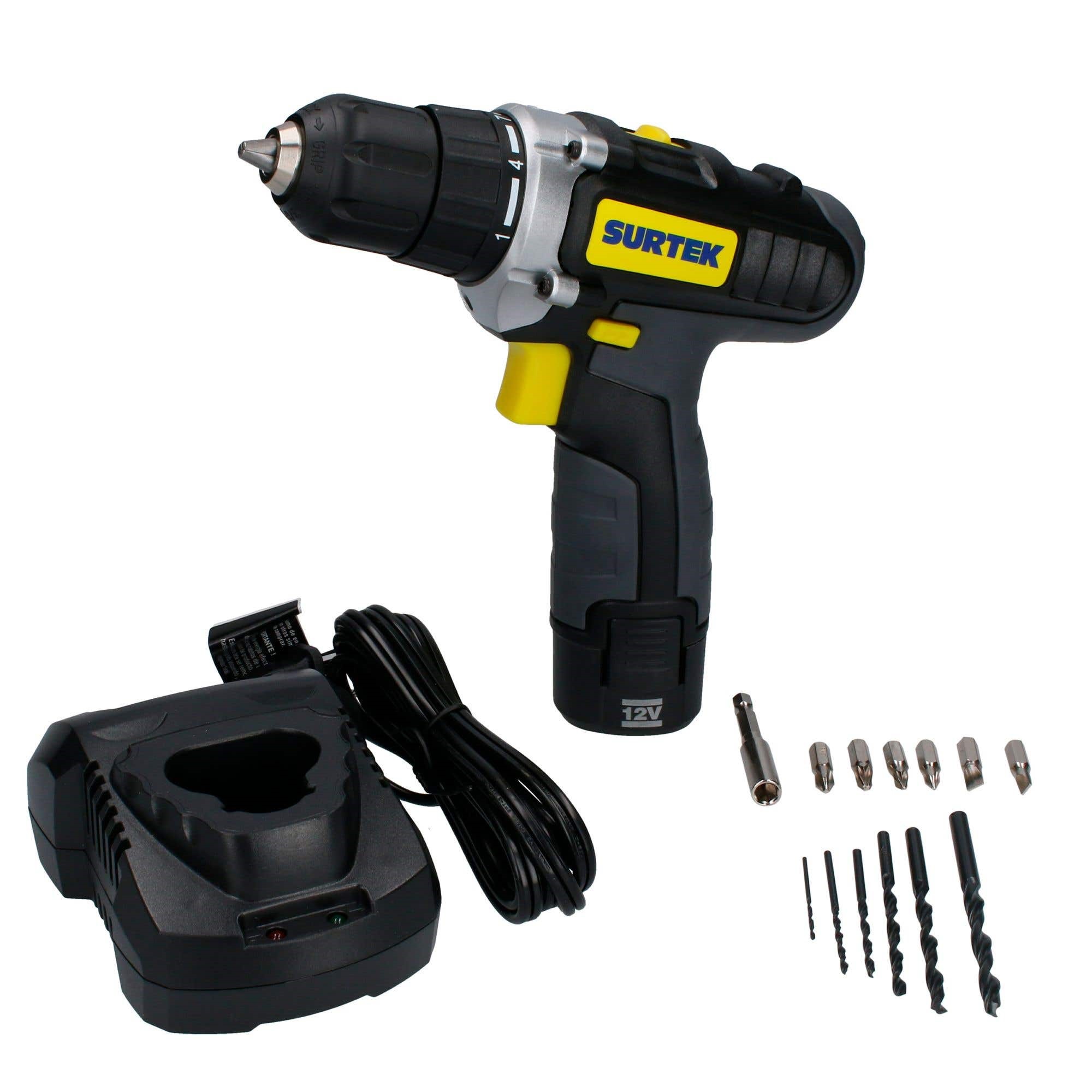 Imagen de TALADRO LI-ION 3/8" 12 VOLTS SURTEK