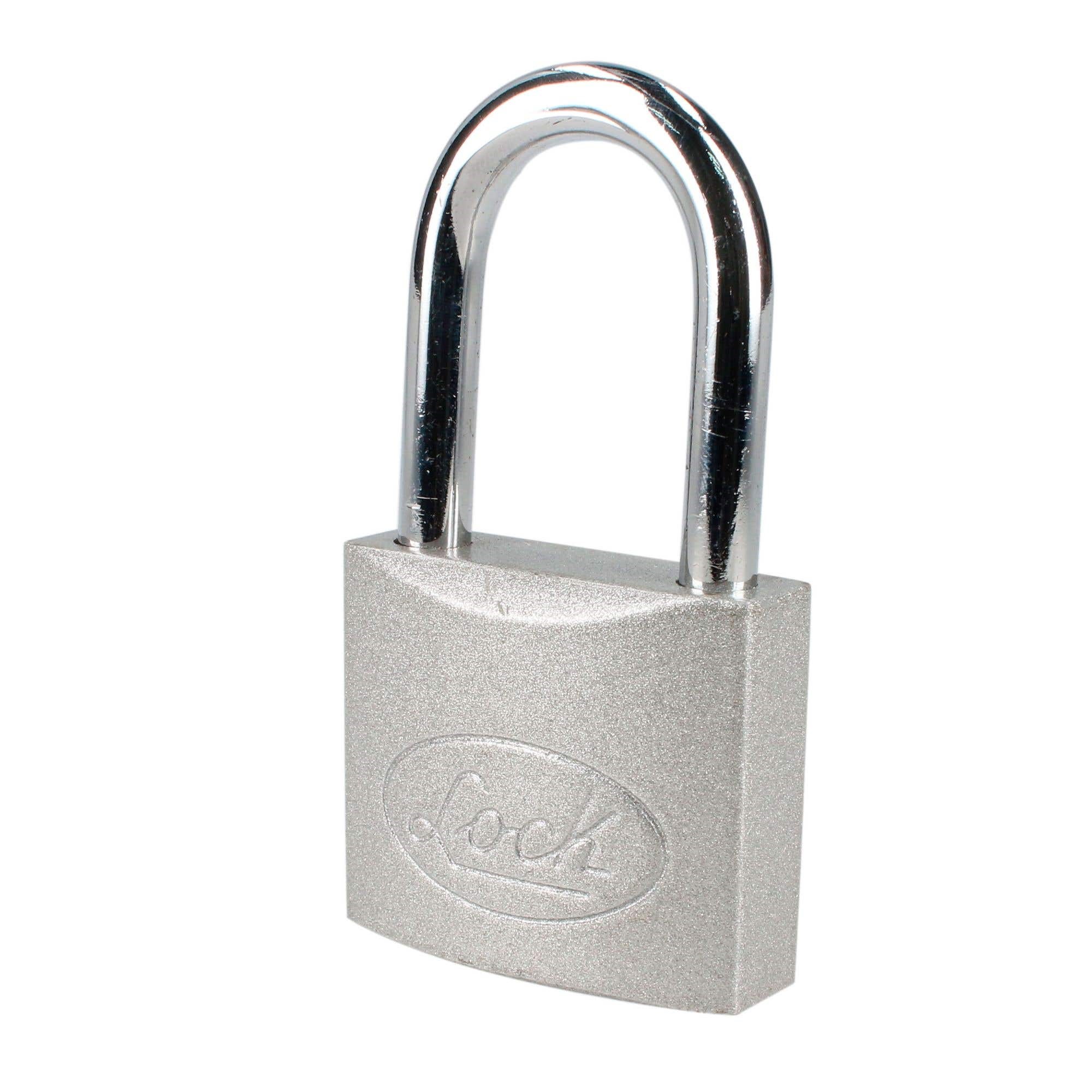 Imagen de CANDADO DE ACERO LARGO LLAVE ESTANDAR 45 MM LOCK