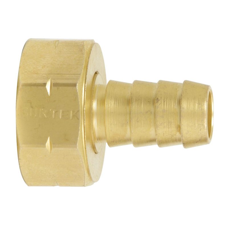 Imagen de CONECTOR PARA MANGUERA DE RIEGO DE LATON HEMBRA 1/2" SURTEK