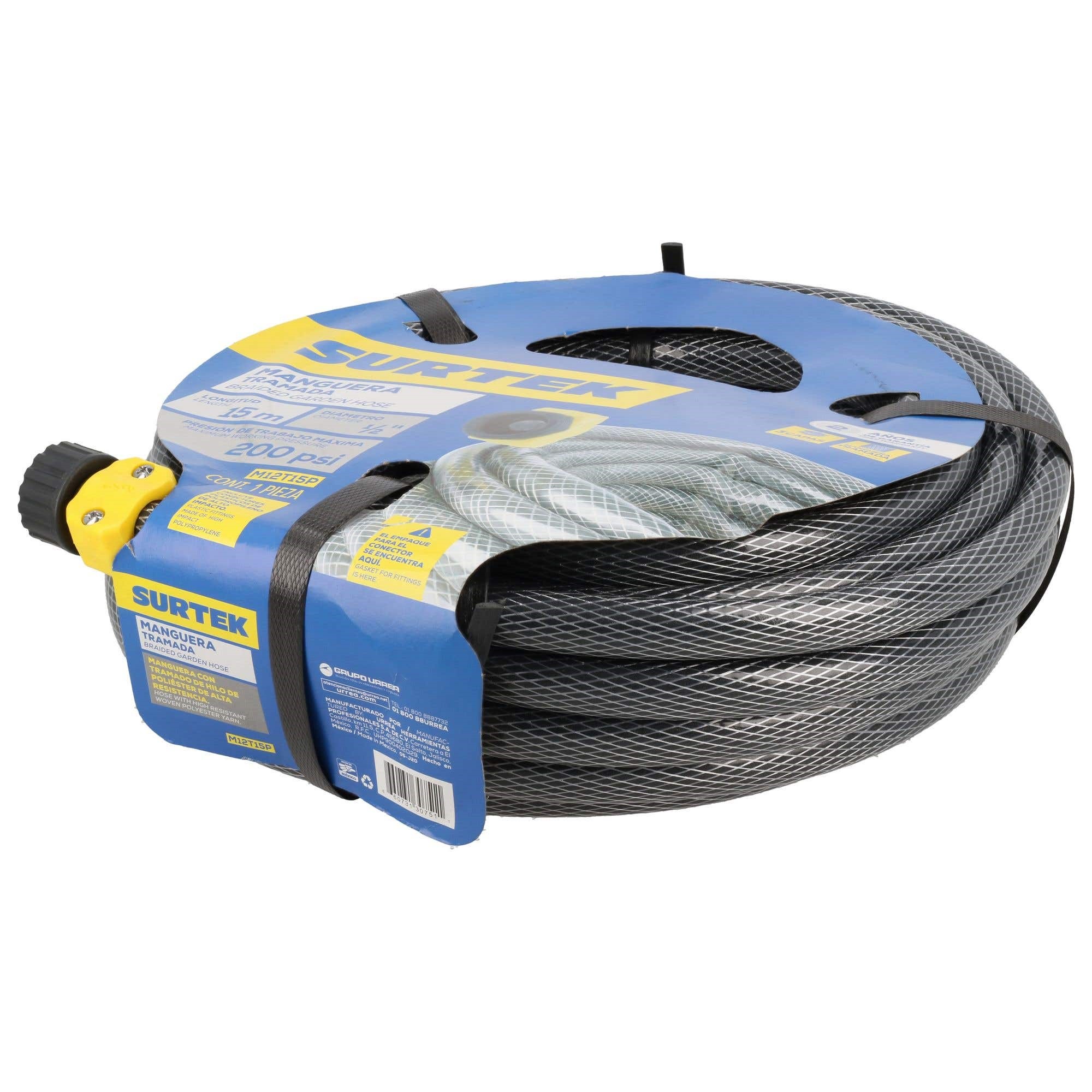 Imagen de MANGUERA TRAMADA GRIS DE 1/2" X 15 MTS SURTEK
