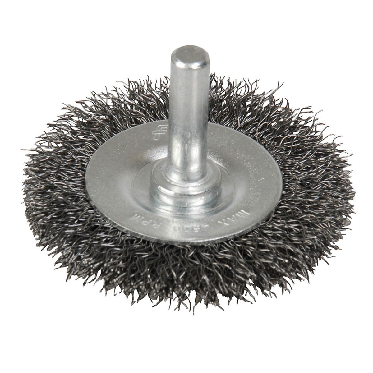 Imagen de CARDA DE COPA ONDULADA ALAMBRE FINO  2" X 0.17 MM CON ZANCO 1/4" FOY