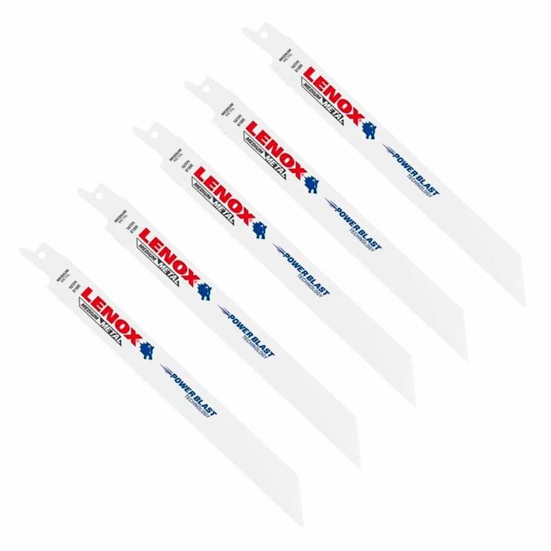 Imagen de SEGUETA SABLE BIMETALICA 818R 8" X 3/4" CON 5 PZA LENOX