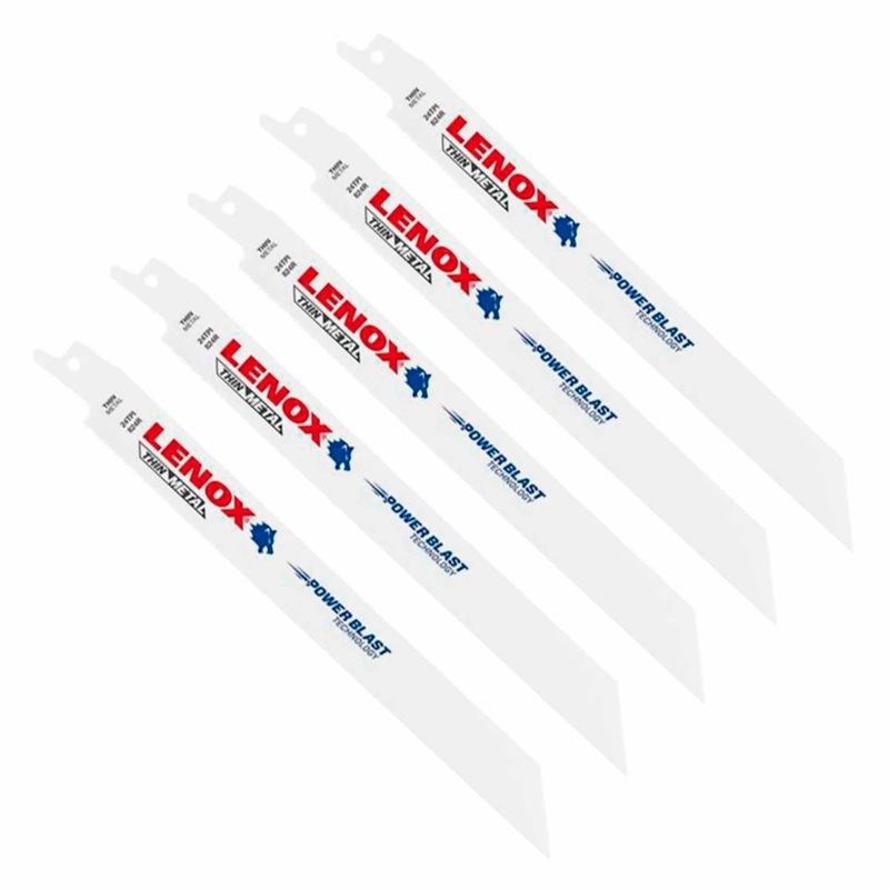 Imagen de SEGUETA SABLE BIMETALICA 824R 8" X 3/4" CON 5 PZA LENOX