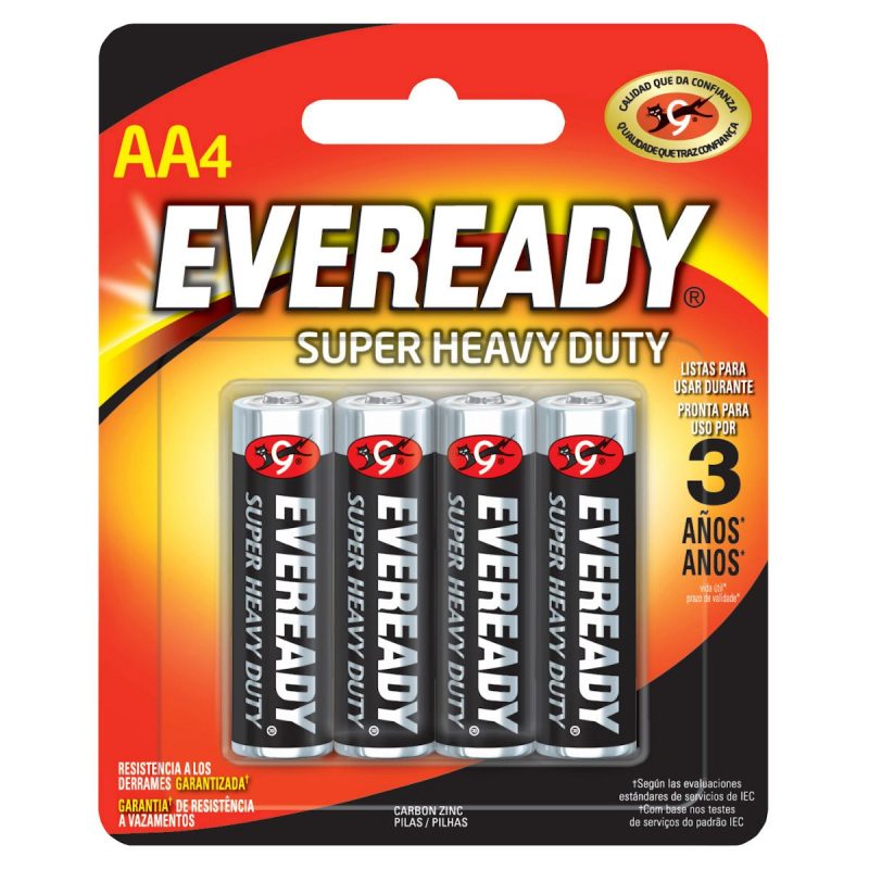 Imagen de PILA ALCALINA MARCA EVEREADY AA CON 4 PIEZAS