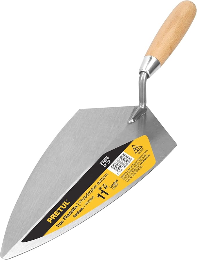 Imagen de CUCHARA PARA ALBAÑIL DE 11" TIPO FILADELFIA PRETUL