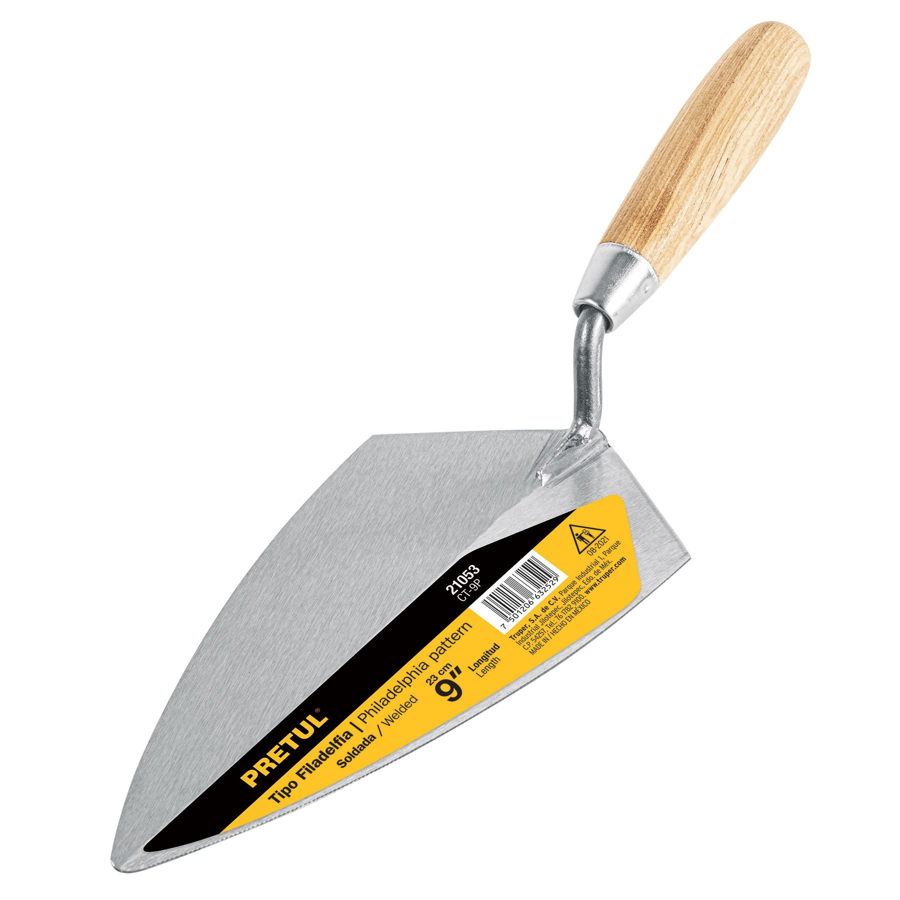 Imagen de CUCHARA PARA ALBAÑIL DE 9" TIPO FILADELFIA PRETUL