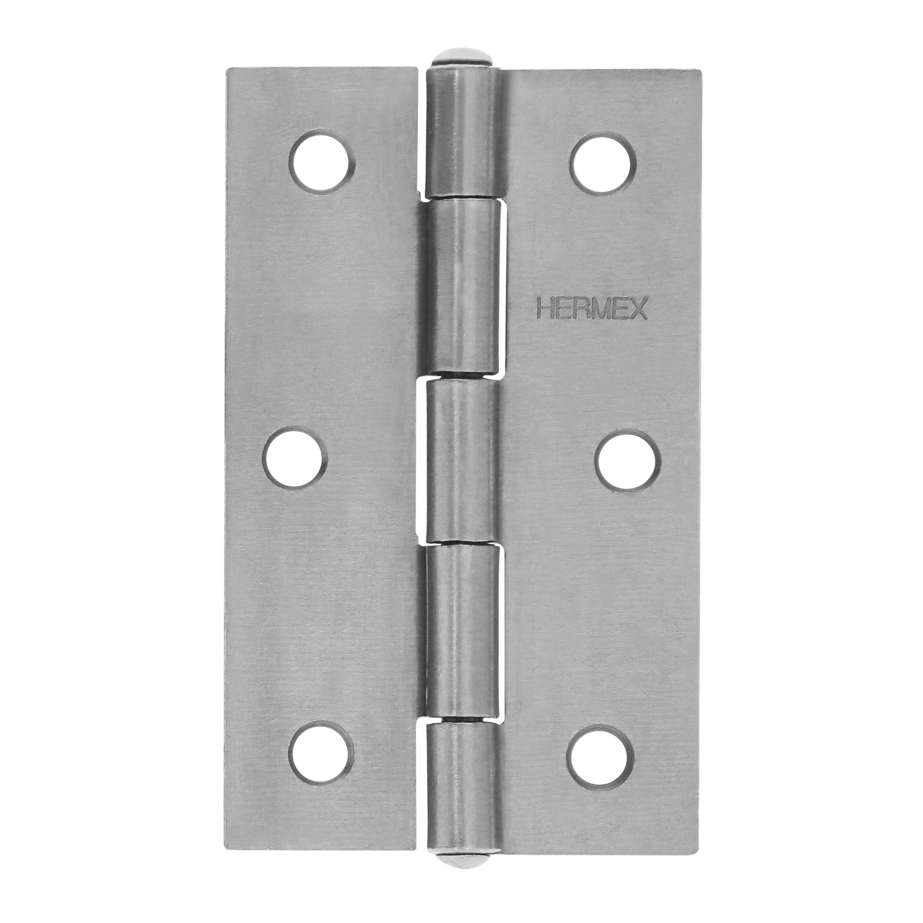 Imagen de BOLSA CON 2 BISAGRAS RECTANGULARES DE 3-1/2" EN ACERO PULIDO HERMEX