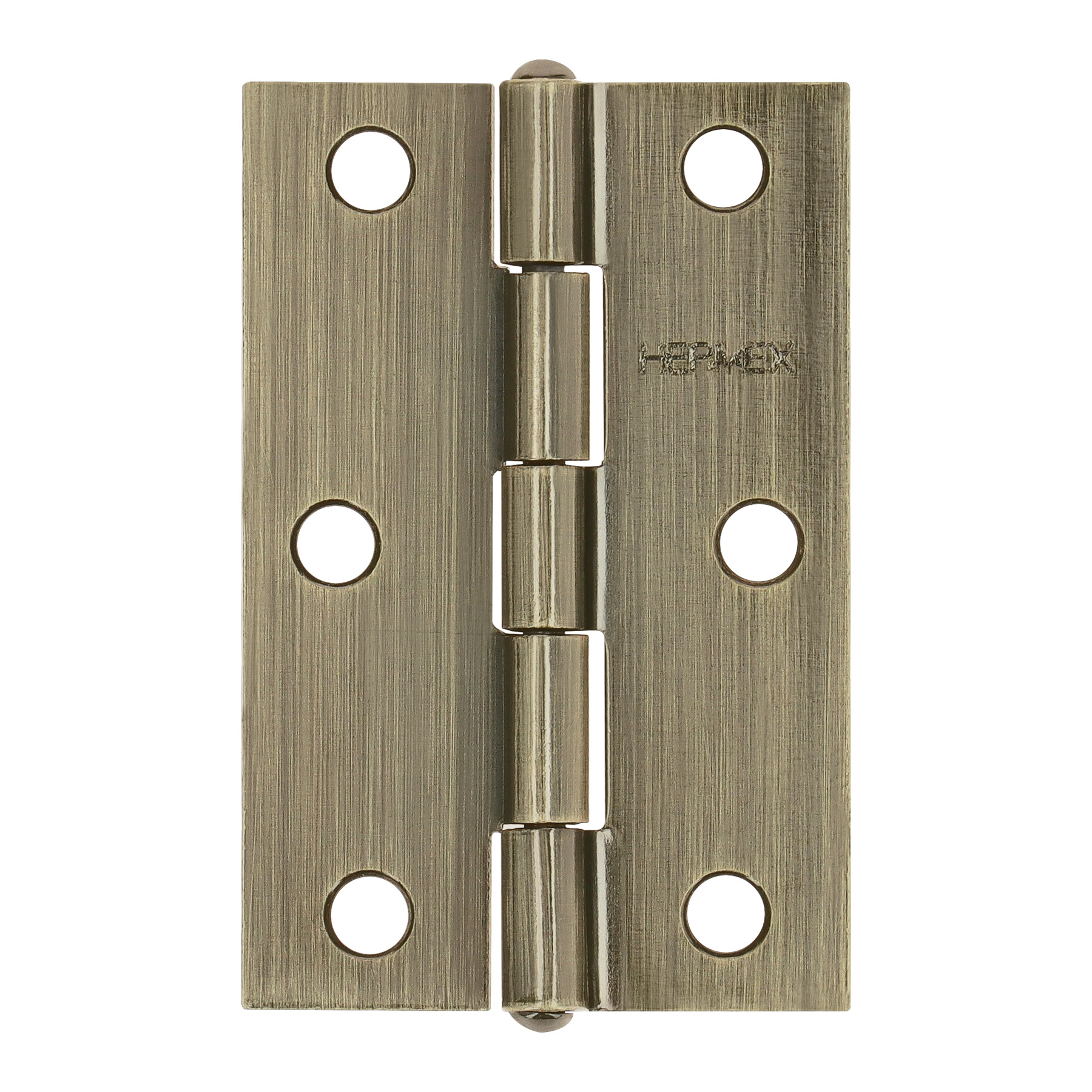 Imagen de BISAGRA RECTANGULAR DE 2-1/2" EN LATON ANTIGUO HERMEX