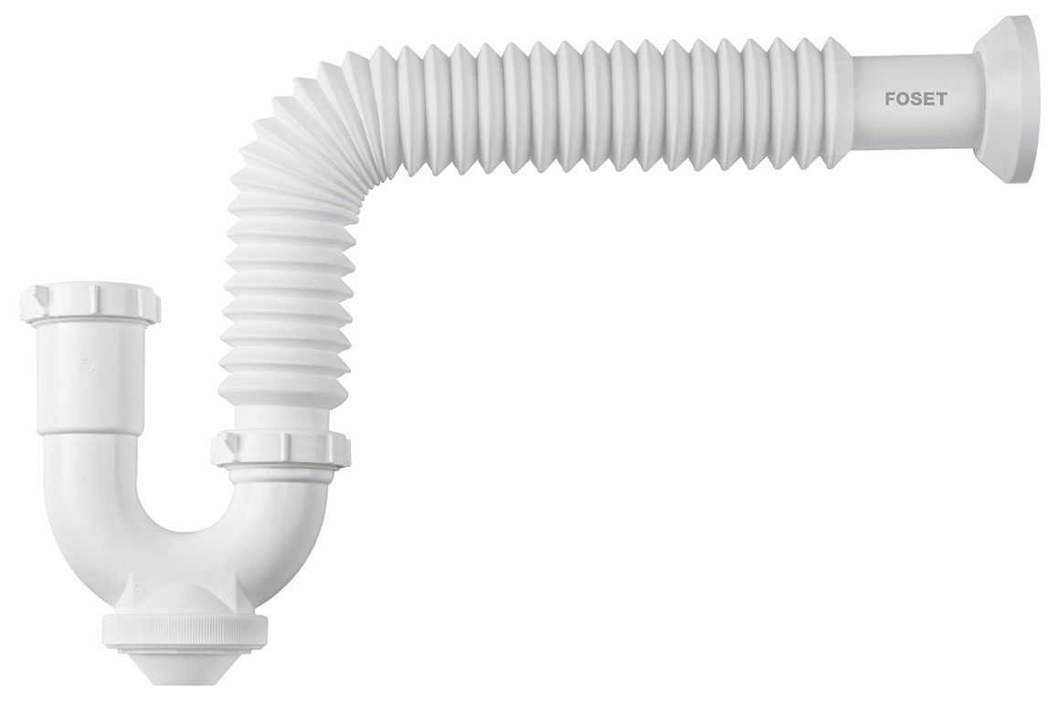 Imagen de CESPOL RIGIDO PARA FREGADERO SIN CONTRA DE POLIPROPILENO DE 1-1/2" FOSET