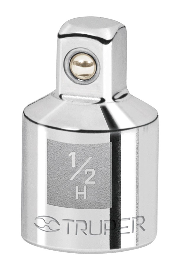 Imagen de ADAPTADOR PARA MATRACA CON CUADRO DE 1/2" A CUADRO DE 3/8" TRUPER