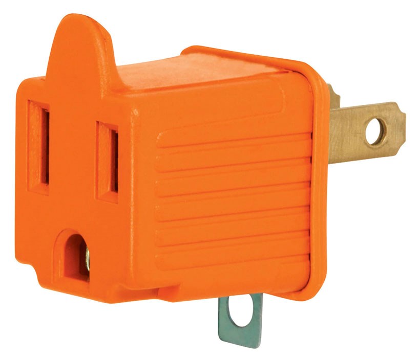 Imagen de ADAPTADOR 3 A 2 NARANJA A GRANEL VOLTECK