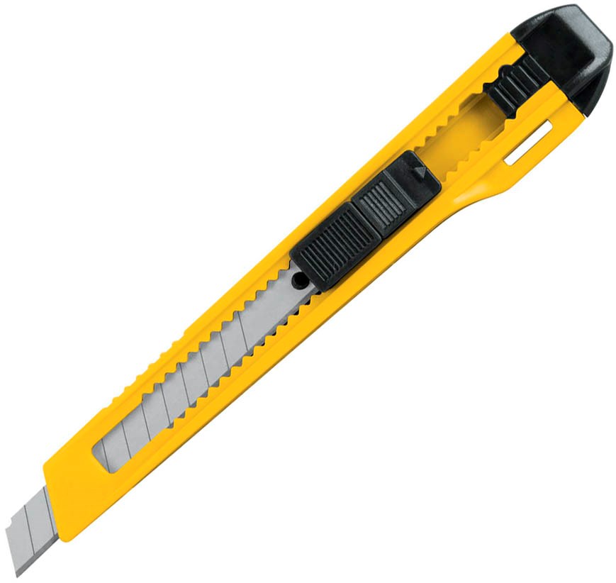 Imagen de CUTTER DE 9 MM DE PLASTICO PRETUL