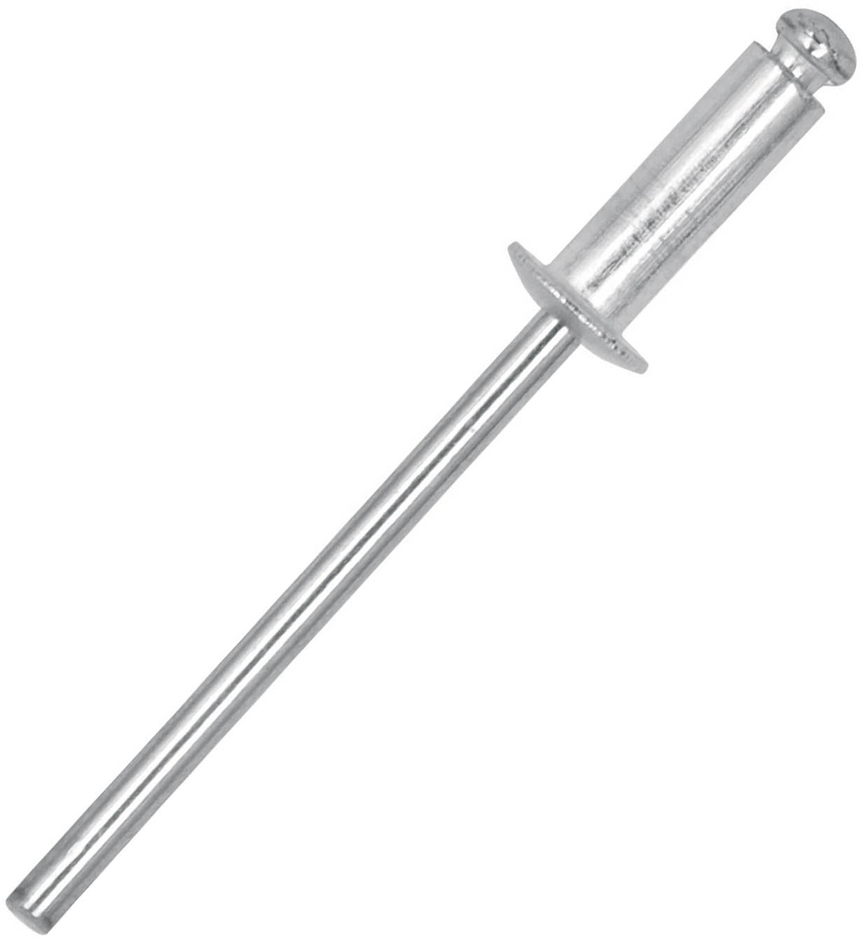 Imagen de BOLSA CON 50 REMACHES DE 1/8" X 1/4" DE ALUMINIO CON MEDIDA DE ALA DE 1/4" FIERO