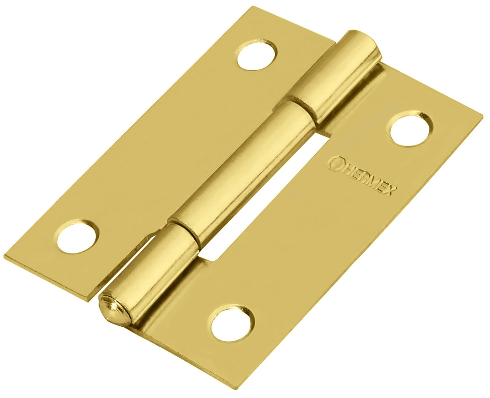 Imagen de BOLSA CON 2 BISAGRAS RECTANGULARES DE 2" EN ACERO LATONADO HERMEX