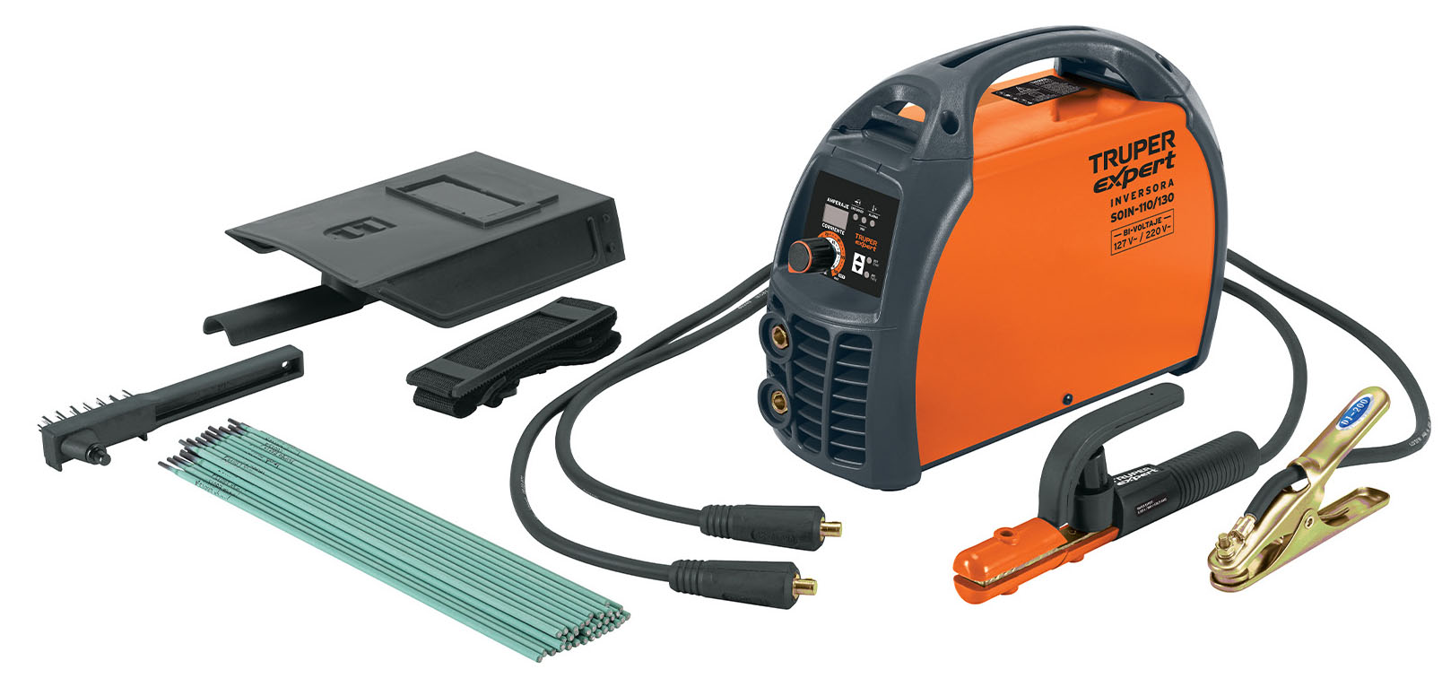 Imagen de SOLDADORA INVERSORA 130A  BI-VOLTAJE 127/220V  TRUPER