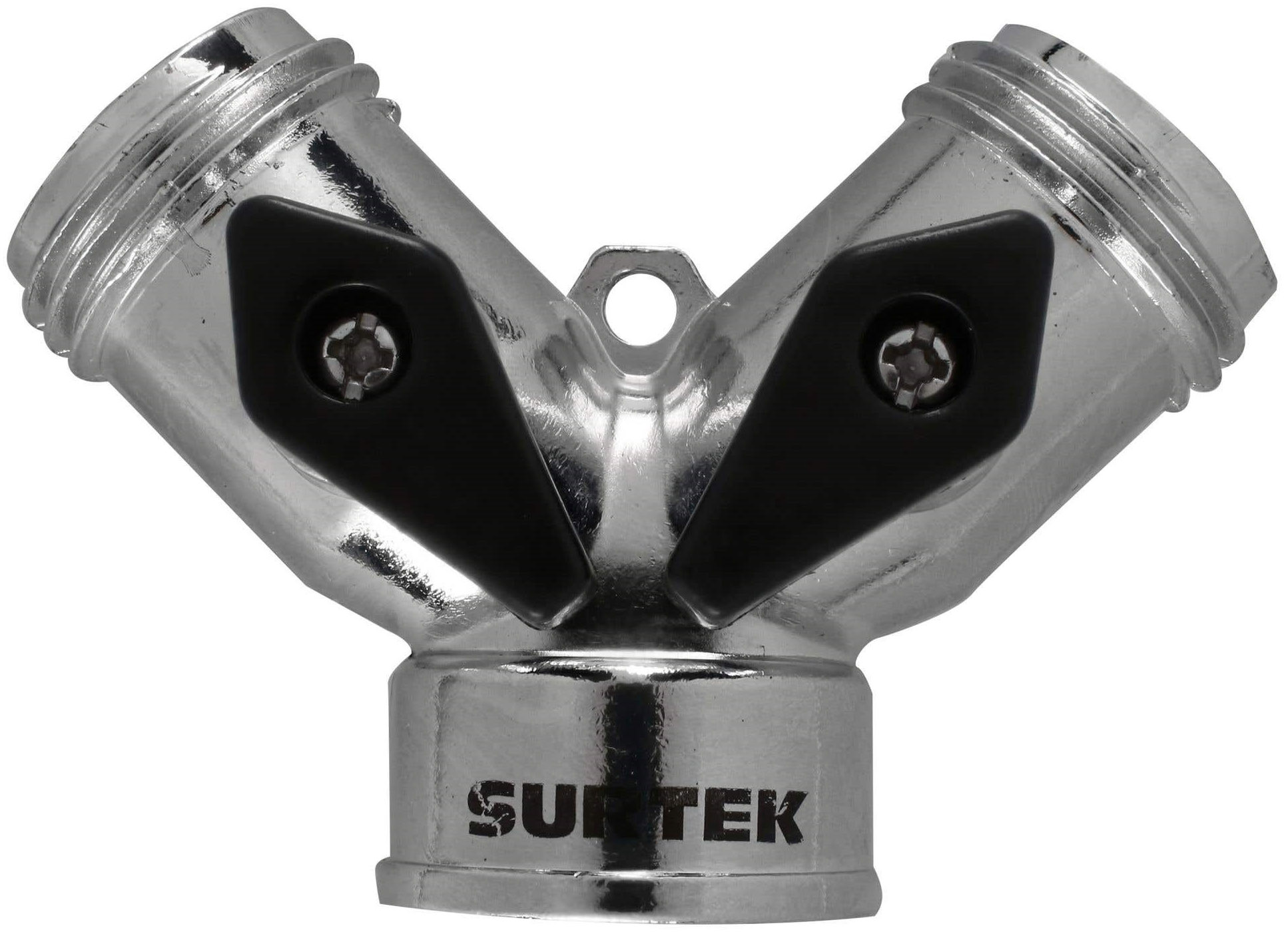 Imagen de ADAPTADOR METALICO PARA MANGUERA EN "Y" CROMADO SURTEK