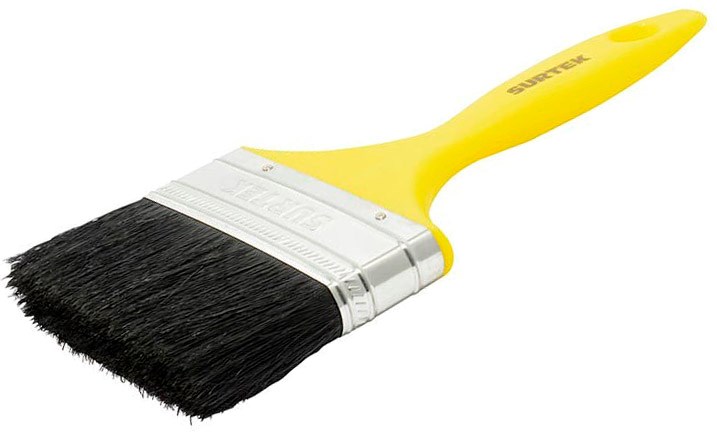 Imagen de BROCHA DE CERDAS NATURALES CON MANGO PLASTICO 1/2" SURTEK