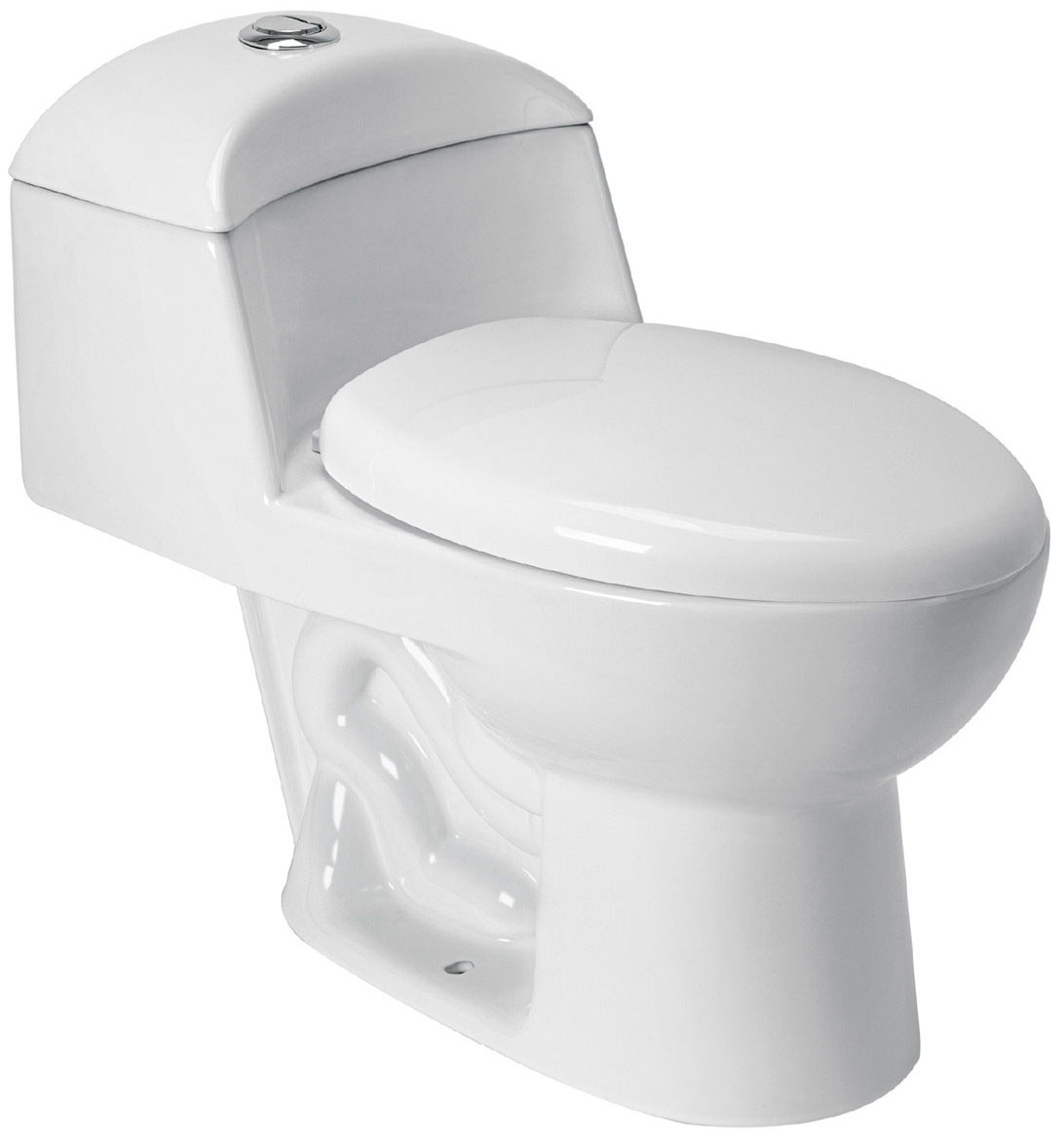 Imagen de SANITARIO ONE PIECE ALARGADO DE PORCELANA  BLANCO  FOSET