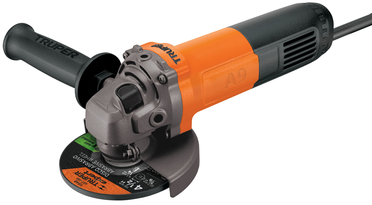 Imagen de ESMERILADORA ANGULAR DE 4-1/2" DE 800 WATTS PRO TRUPER