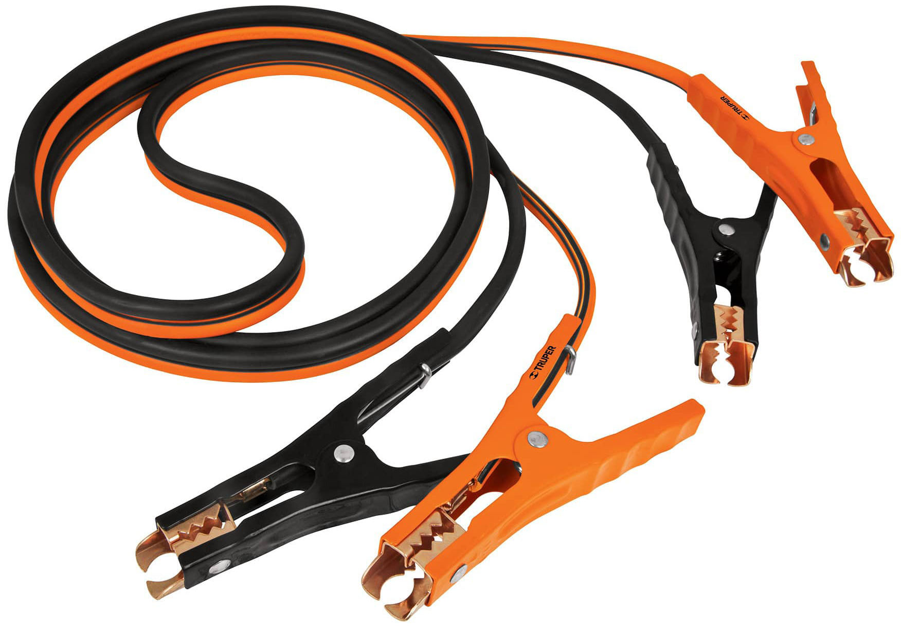 Imagen de CABLES PASA CORRIENTE DE 3.50 MTS DE 350 AMP CALIBRE AWG # 6 CON FUNDA EXPERT TRUPER