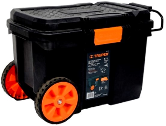 Imagen de CAJA PARA HERRAMIENTA DE 23" X 17" CON RUEDAS Y MANGO TELESCOPICO TRUPER