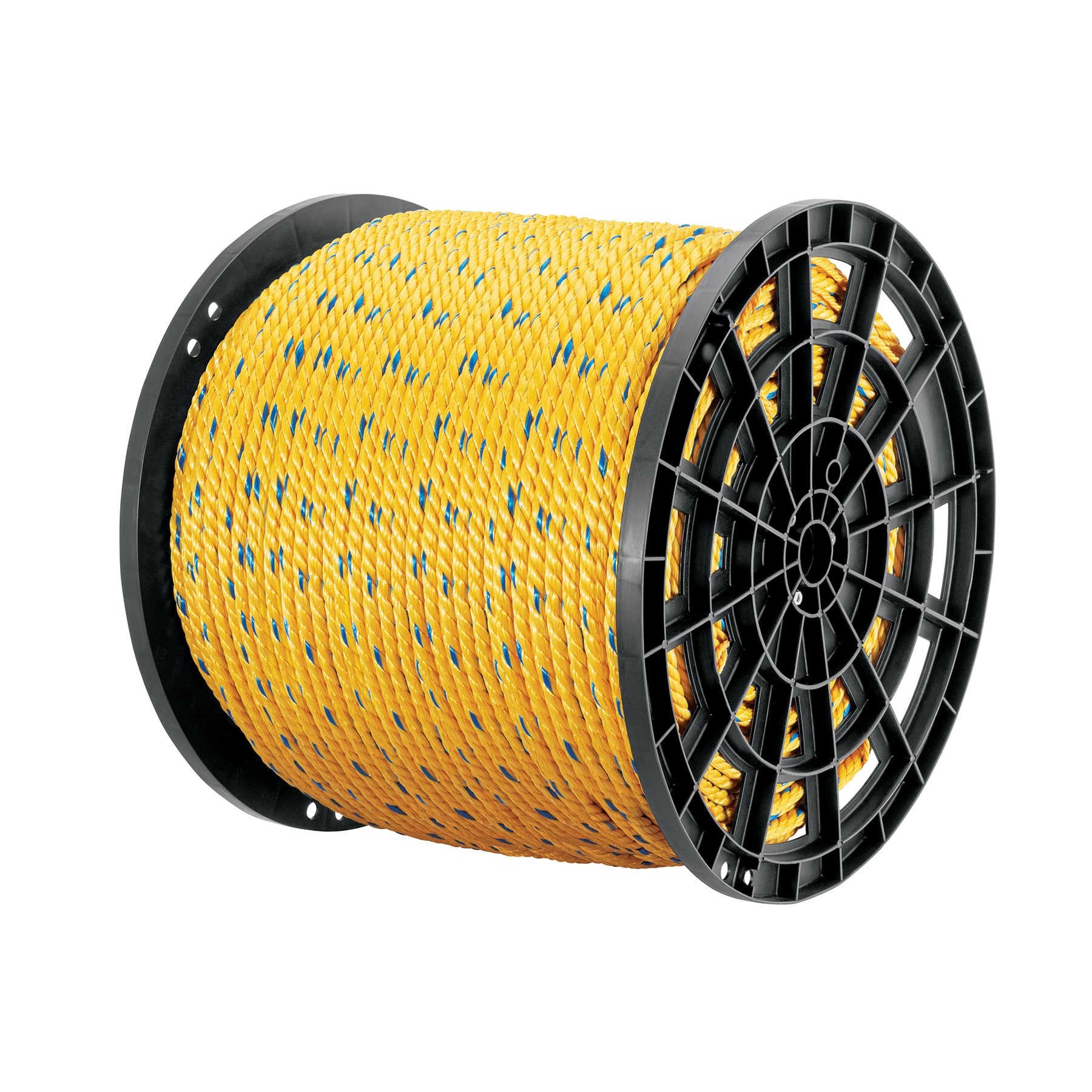 Imagen de CUERDA AMARILLA DE POLIPROPILENO DE 13 MM CON CARRETE 390 MTS FIERO RLL CON 390 MT