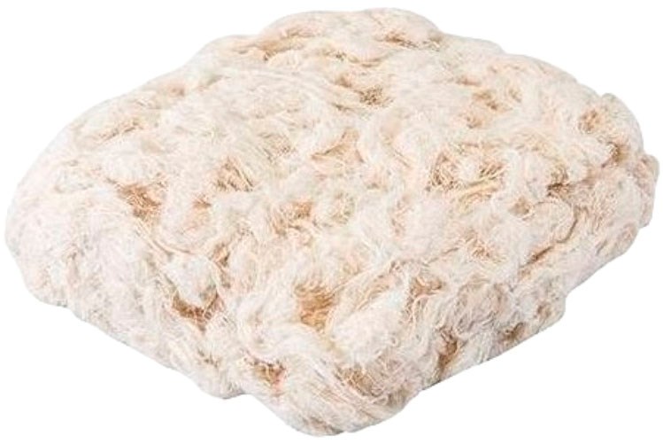 Imagen de BOLSA DE 1/2 KG DE ESTOPA EXTRA FINA COLOR BLANCO KLINTEK