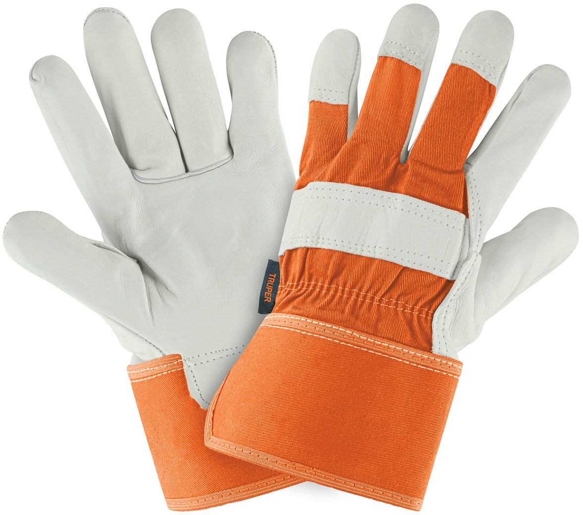 Imagen de GUANTES DE PIEL DE RES Y DORSO DE LONETA TRUPER