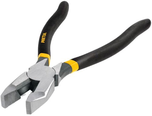 Imagen de PINZA PARA ELECTRICISTA DE 9" USO RUDO CON MANGO DE PVC PRETUL